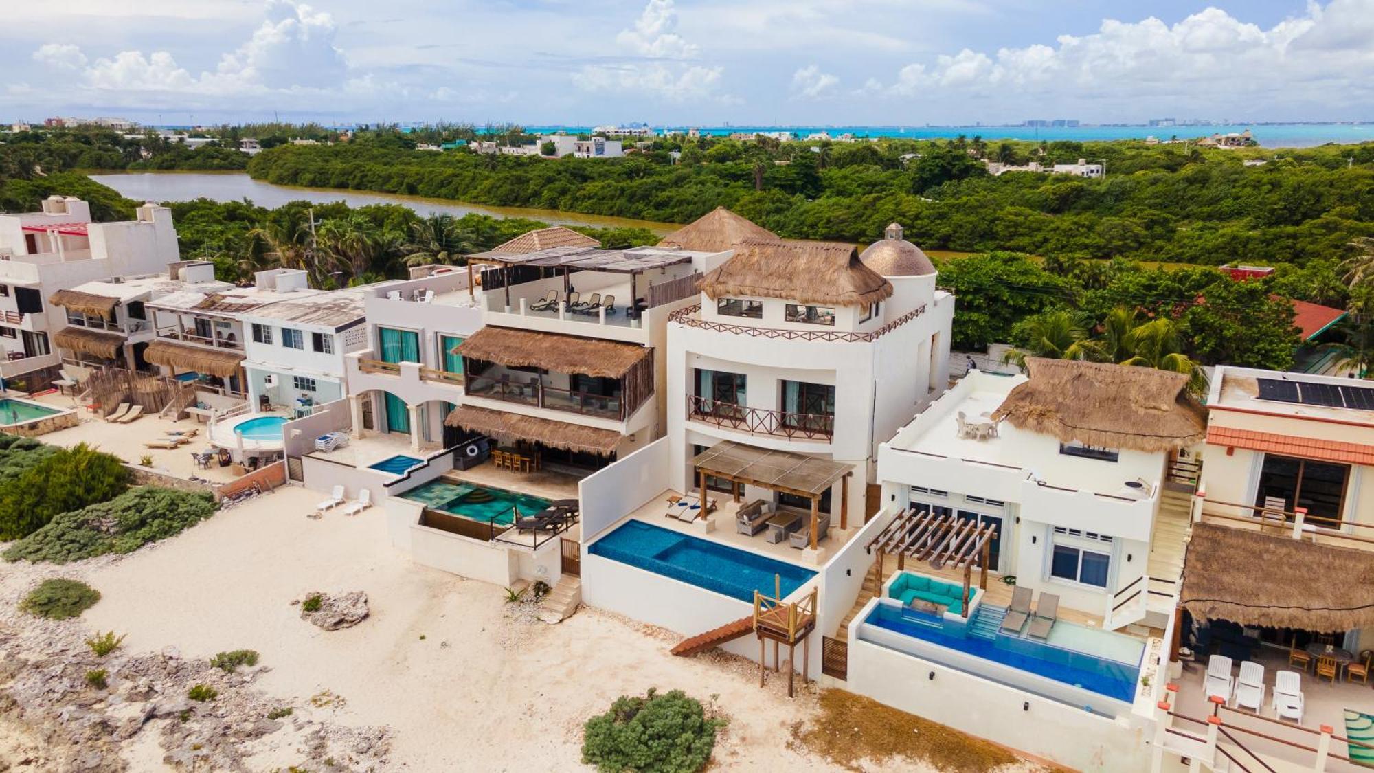 فيلا Casa Javi- Ocean Front Located Mid إيسلا موخيريس المظهر الخارجي الصورة
