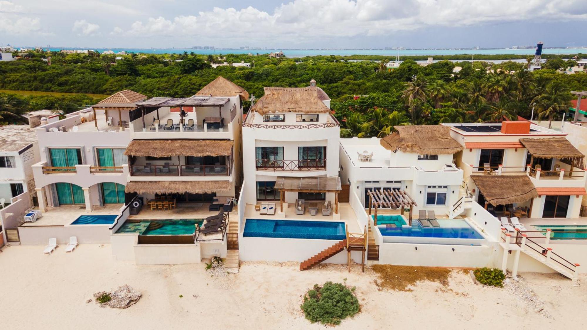 فيلا Casa Javi- Ocean Front Located Mid إيسلا موخيريس المظهر الخارجي الصورة