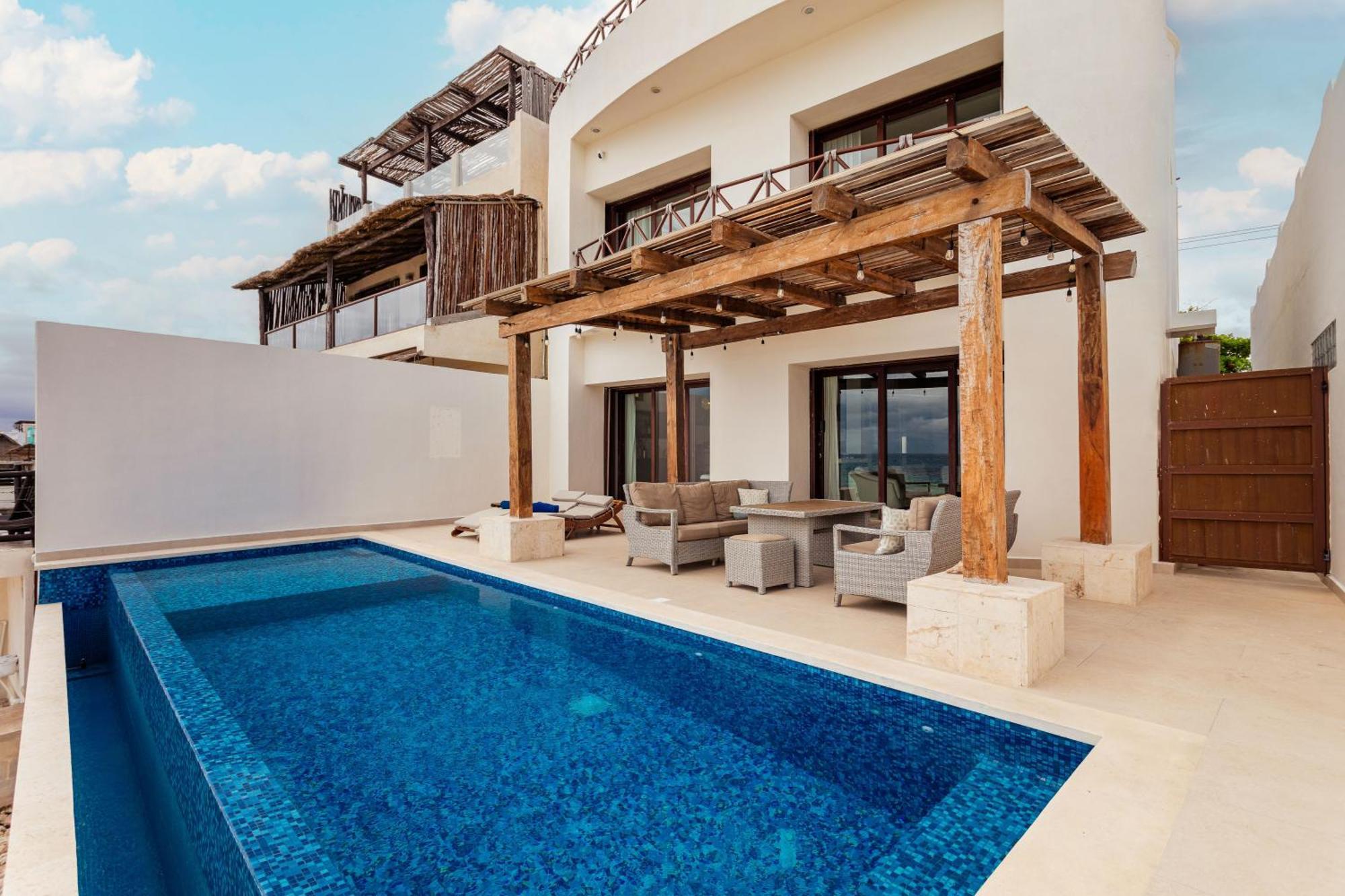 فيلا Casa Javi- Ocean Front Located Mid إيسلا موخيريس المظهر الخارجي الصورة