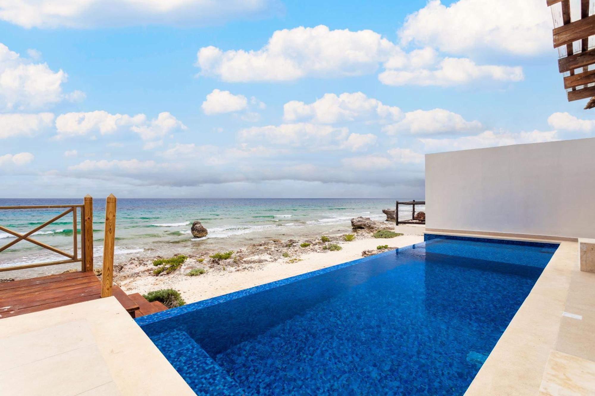 فيلا Casa Javi- Ocean Front Located Mid إيسلا موخيريس المظهر الخارجي الصورة