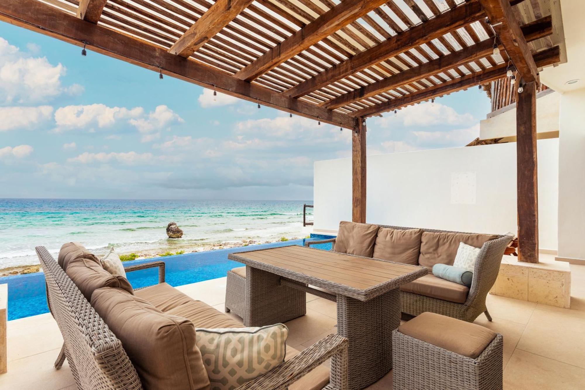 فيلا Casa Javi- Ocean Front Located Mid إيسلا موخيريس المظهر الخارجي الصورة